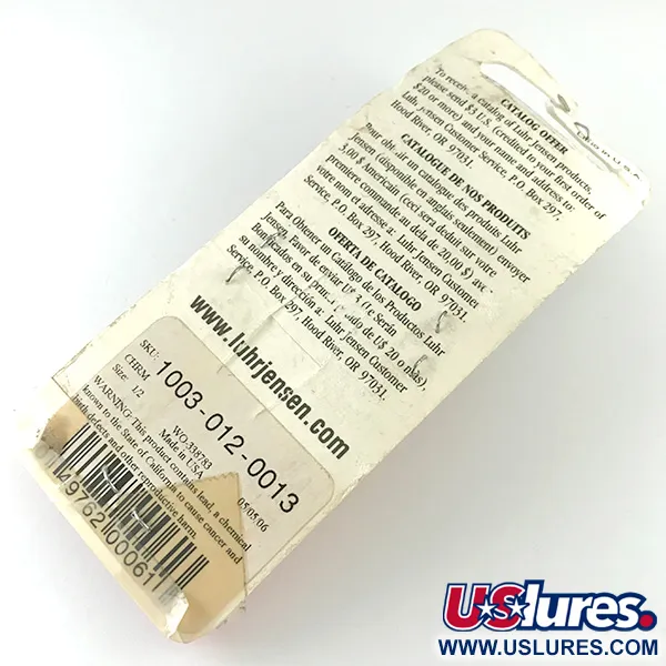 Luhr Jensen Krocodile Die #4 Cuillère, Nickel, 14g, Distance, #6230