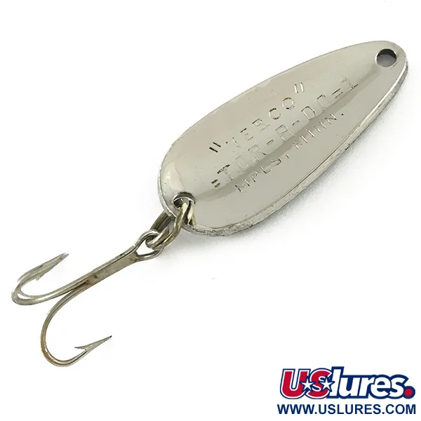 Cuillère Nebco Tor-P-Do 1, Nickel martelé / Noir, 7g, #6235