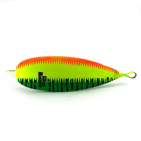 Johnson Silver Minnow UV Cuillère, Orange/Vert/Jaune, 21g, UV, #6237