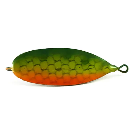 Johnson Silver Minnow Cuillère, Orange/Vert/Nickel, 6g, Anti-herbe, #6238