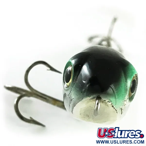 Bass Pro Shops XTS Pencil Plug Leurre de Surface, Gris/Vert, 14g, #6240