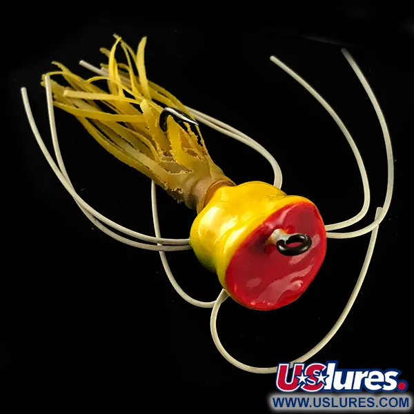 Fred Arbogast Hula Popper Popper, Frog, 1,6g, Jupe Caoutchouc, #6241