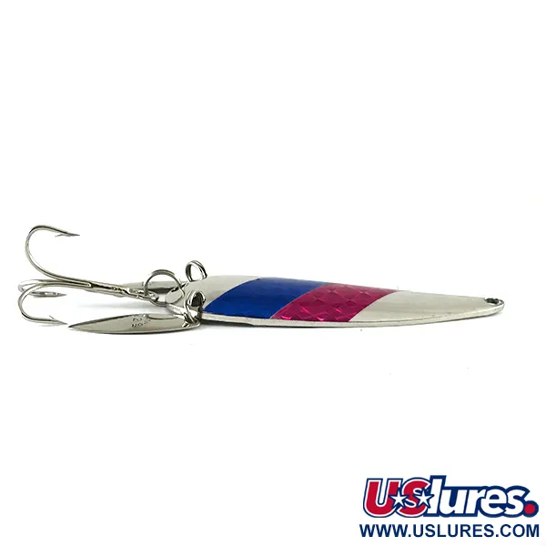 Marathon (with sonic blades) Cuillère, Nickel/Rouge/Bleu, 17g, #6249