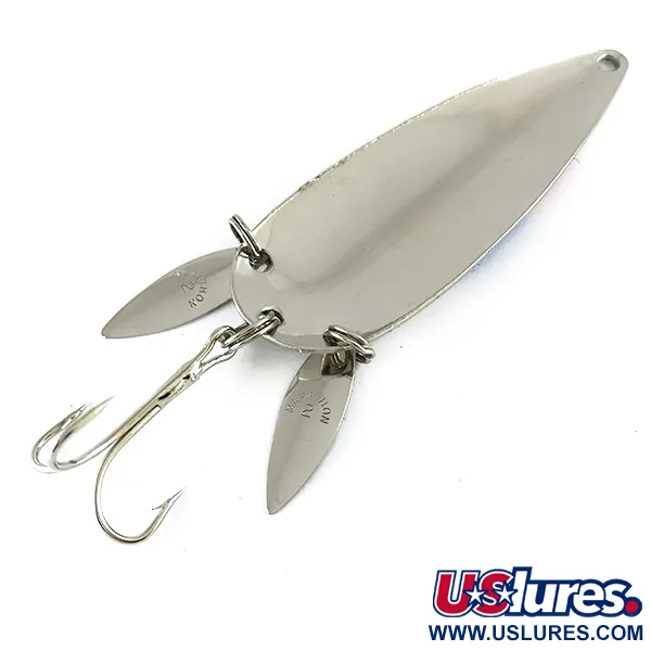 Marathon (with sonic blades) Cuillère, Nickel/Rouge/Bleu, 17g, #6249