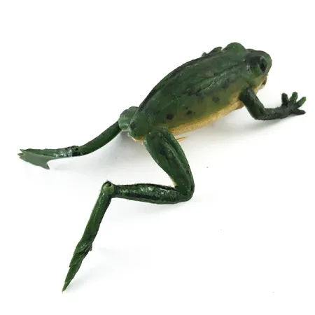 Delong Frog Leurre souple, Vert, 5g, Hameçon simple, #6251