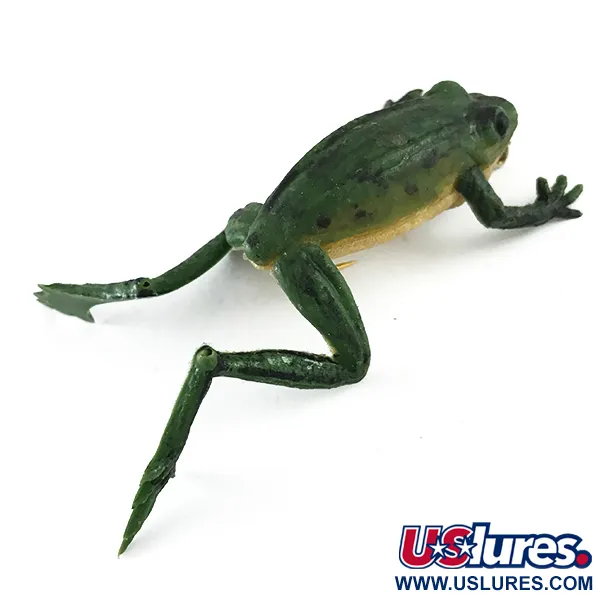 Delong Frog Leurre souple, Vert, 5g, Hameçon simple, #6251