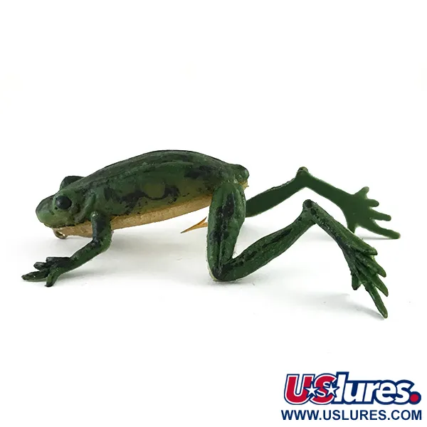 Delong Frog Leurre souple, Vert, 5g, Hameçon simple, #6251