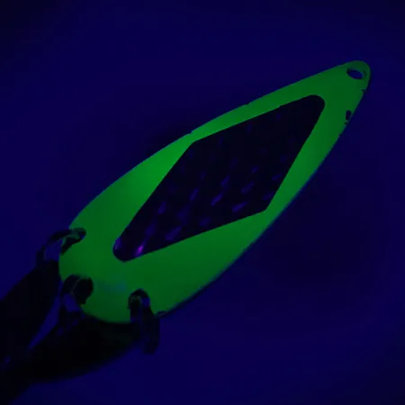 Marathon (with sonic blades) Cuillère, Jaune/Nickel, 17g, UV, #6260