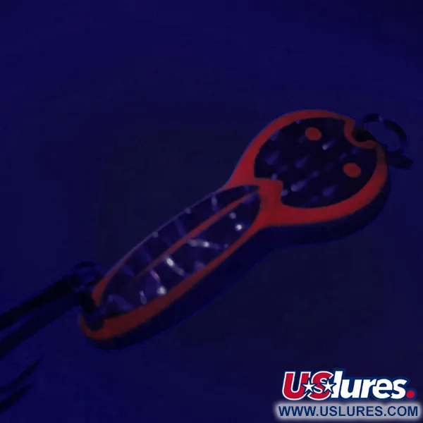 Acme Dazzler #2 UV Cuillère, Argent/Rouge, 7g, Finition UV, #6262