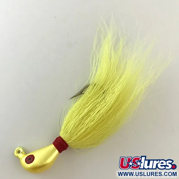 Northland Sting'r Bucktail Jig UV, Jaune / Rouge, 14g, UV, #6289