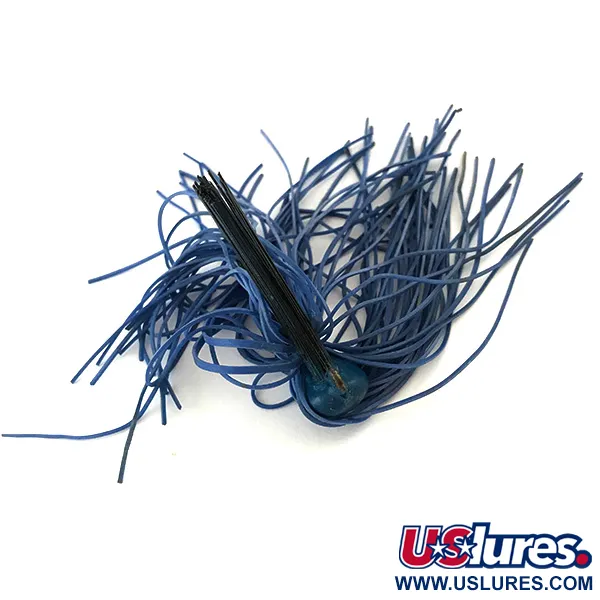 Bass Jig, Bleu, 10g, Anti-herbe, #6324