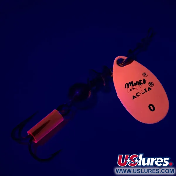 Mepps Aglia 0 Cuiller, Fluorescent Orange, 2,5g, réactive UV, #6330