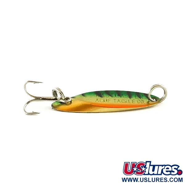 Acme Kastmaster Cuillère, Fire Tiger, 3.5g, Dessous laiton, #6343