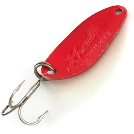Luhr Jensen Krocodile Stubby UV Cuillère, Red UV Glow, 7g, UV-Glow, #6350