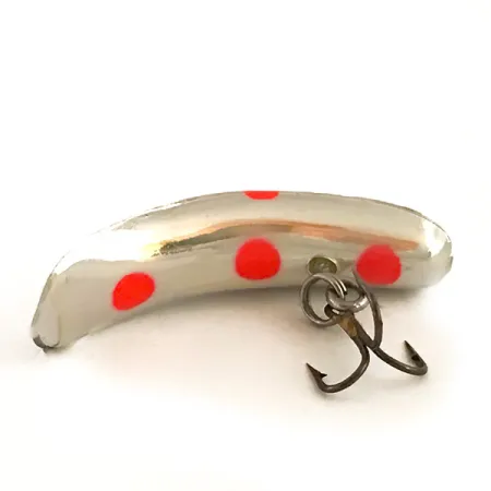 Yakima Bait FlatFish F4 UV Leurre, Argent / Rouge, 1.7g, UV, #6360