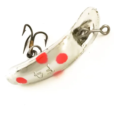 Yakima Bait FlatFish F4 UV Leurre, Argent / Rouge, 1.7g, UV, #6360