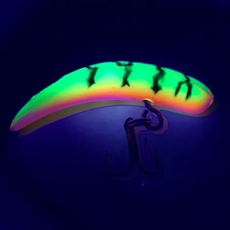 Yakima Bait FlatFish F4 UV Leurre Traîne, Fire Tiger, 1,4g, UV, #6751