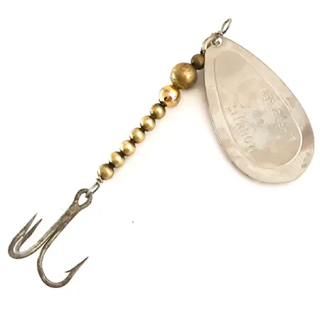 Luhr Jensen Mounti Cuiller, Laiton / Nickel, 10g, Motif Guilloché, #6368