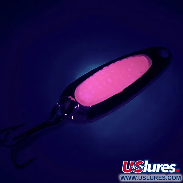 Nebco Pixee UV Cuillère, Nickel Martelé / Rose, 4.5g, Cœur UV, #6369