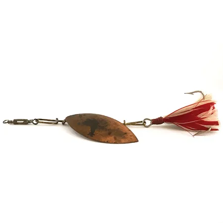 G.M. Skinner Willow leaf spoon, Cuivre/Rouge, 25g, Plumes, #6370