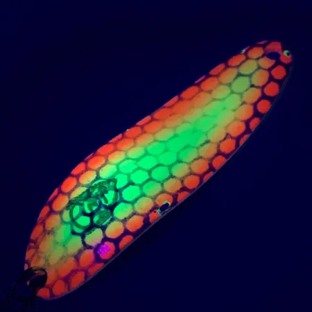 Dardevle Cop-E-Cat 7300 UV Ondulante, Jaune/Orange, 10g, UV Glow, #6377