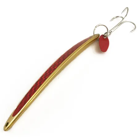 Bay de Noc Swedish Pimple Cuillère, Or/Rouge, 40g, Nid d'abeille, #6402