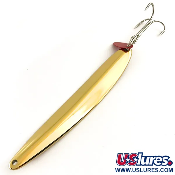 Bay de Noc Swedish Pimple Cuillère, Or/Rouge, 40g, Nid d'abeille, #6402