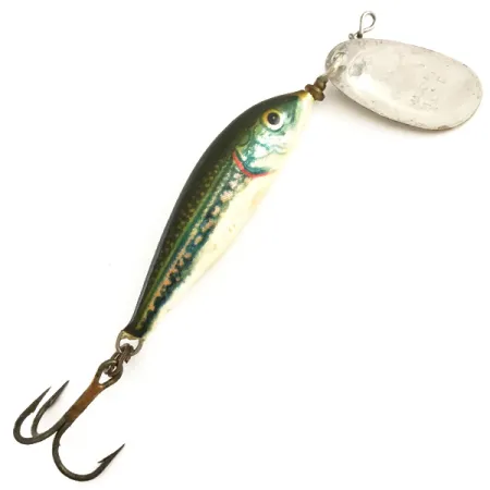 Blue Fox Vibrax Minnow Spin 2 Cuiller, Argent / Truite, 7g, #6410