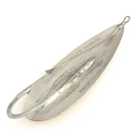 Cuillère Johnson Silver Minnow anti-herbe, Cuivre/Argent, 28g, #6432