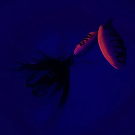 Yakima Bait Worden’s Original Rooster Tail UV Cuiller, Rainbow Perch, 2,6g, UV, #6451