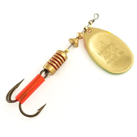 Mepps Aglia 3 Fluo UV Cuillère, Fluo Tiger, 7g, UV-réactif, #6456