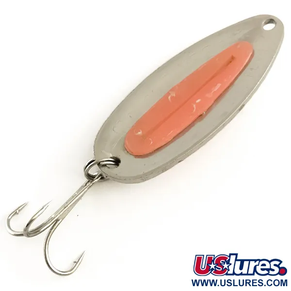 Nebco Pixee Cuillère, Nickel Martelé / Brun, 14g, Laiton, #6462