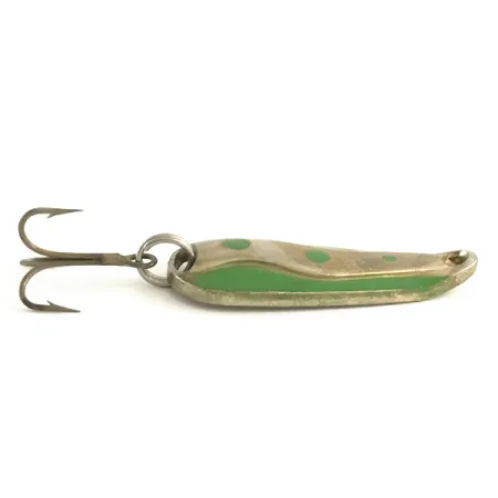 Cuillère Luhr Jensen Hot Shot W, Nickel/Vert/Or, 7g, #6466