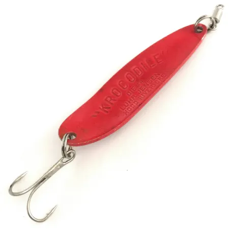 Luhr Jensen Krocodile Die #4 Cuillère, Rouge / Hologramme, 14g, #6468