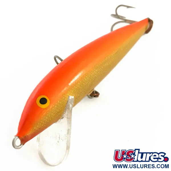 Rapala Countdown UV poisson nageur coulant, Orange/Gold, 12g, UV, #6471
