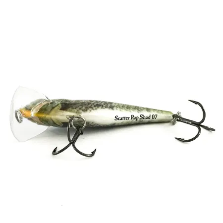 Leurre Rapala Scatter Rap Shad SCRS07, BGL Live Bluegill, 7g, #6475