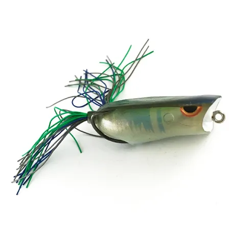 SPRO Dean Rojas Bronzeye Frog Popper, Misty Shad, 14g, anti-herbe, #6485