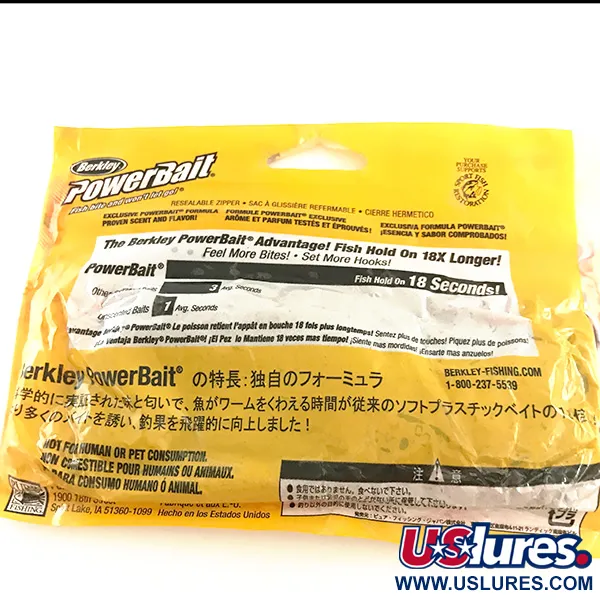 Berkley Power Worm leurre souple, Rouge Foncé/Paillettes Bleues, #6487