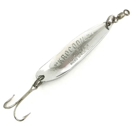 Luhr Jensen Krocodile Die #4 Cuillère, Nickel/Vert, 14g, Lancer, #6490