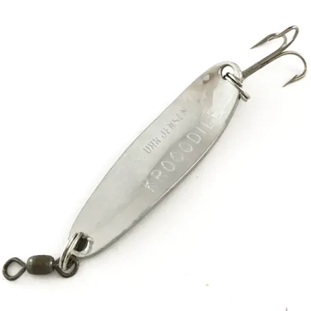 Luhr Jensen Krocodile Die #3 Cuillère, Nickel / Rouge, 10g, #6505