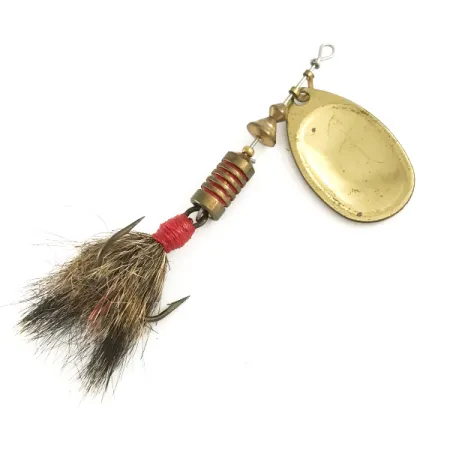 Mepps Aglia 3 dressed Cuiller, Or / Rouge, 7,3g, Poil d'écureuil, #6509