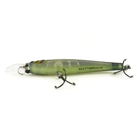 Berkley Cutter 90+SP Jerkbait, Jaune-Vert, 11g, Suspending, #6522