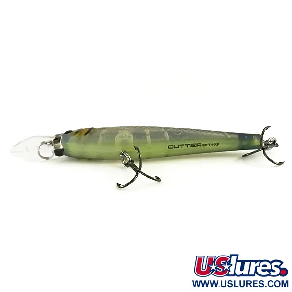 Berkley Cutter 90+SP Jerkbait, Jaune-Vert, 11g, Suspending, #6522