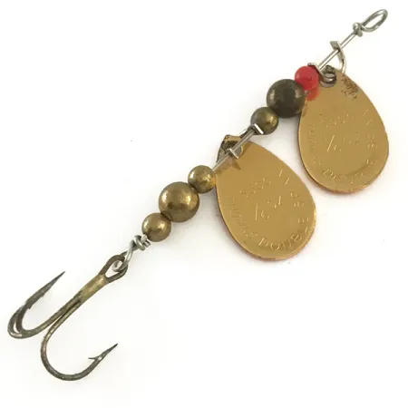 Thomas Double Spinn Spinner Tandem, Or / Rouge, 5g, USA, #6532