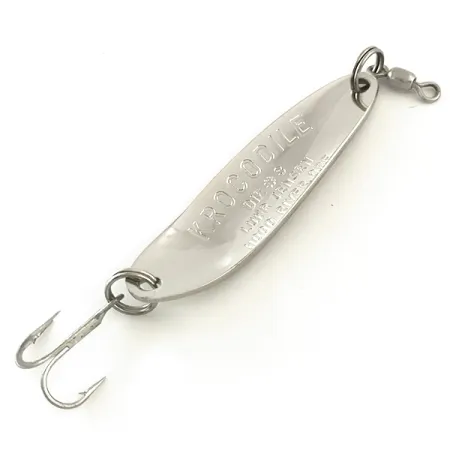 Luhr Jensen Krocodile Die #3 Cuillère, Nickel/Gold-Holo, 10g, #6543