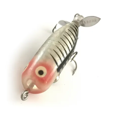 Heddon Tiny Torpedo Leurre de Surface, Red Head, 7g, Hélice, #6572