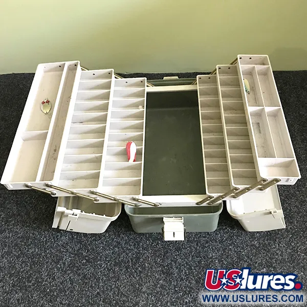 Boîte Plano 8600 Vintage, Blanc/Gris, 6 Plateaux, #6574