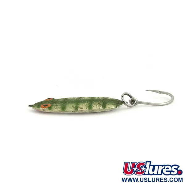 Bomber Slab Spoon Jig, Perche, 35g, Hameçon Simple, #6575
