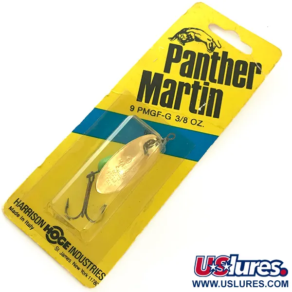 Panther Martin 9 Cuillère, Or, 10.6g, Palette In-Line, #9 PMGF-G
