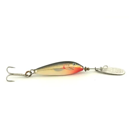 Blue Fox Vibrax Minnow Spin 1 Cuillère, Argent, 4g, Taille 1, #6577
